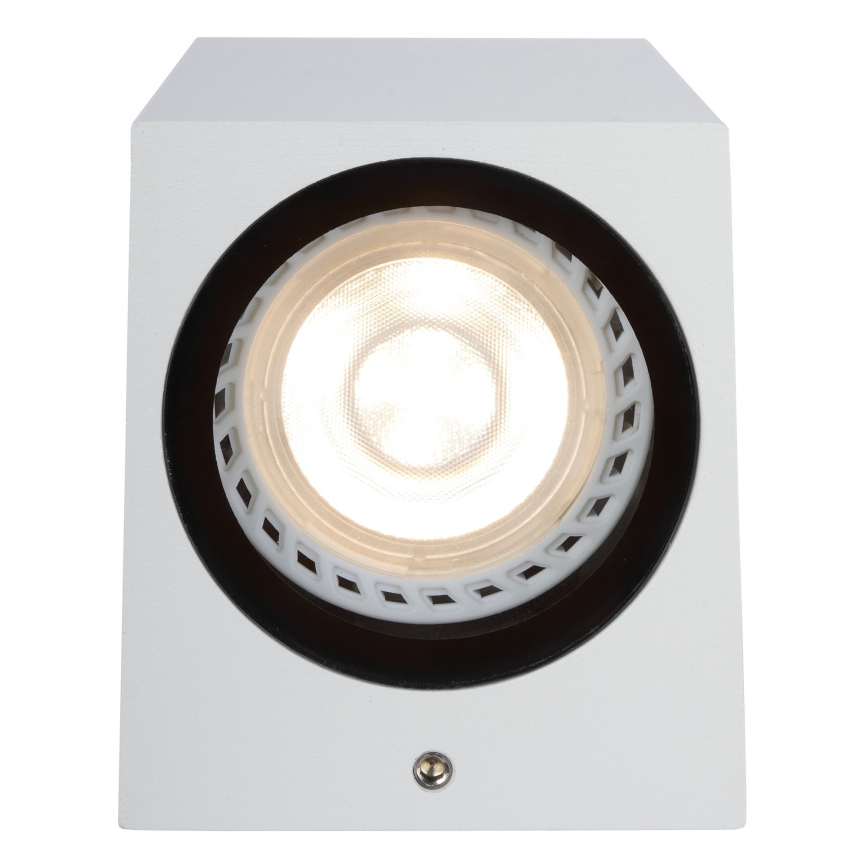 Lucide 69800/01/31 - Venkovní nástěnné svítidlo ZARO 1xGU10/35W/230V IP44 bílá