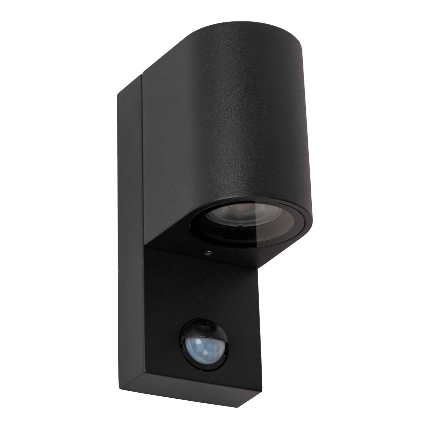 Lucide 69803/01/30 - Venkovní svítidlo se senzorem ZARO 1xGU10/7W/230V IP65 černá
