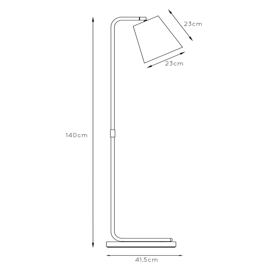 Lucide 71745/01/31 - Stojací lampa CONA 1xE27/60W/230V