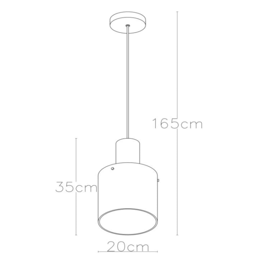 Lucide 74405/01/62 - Lustr na lanku TOLEDO 1xE27/40W/230V