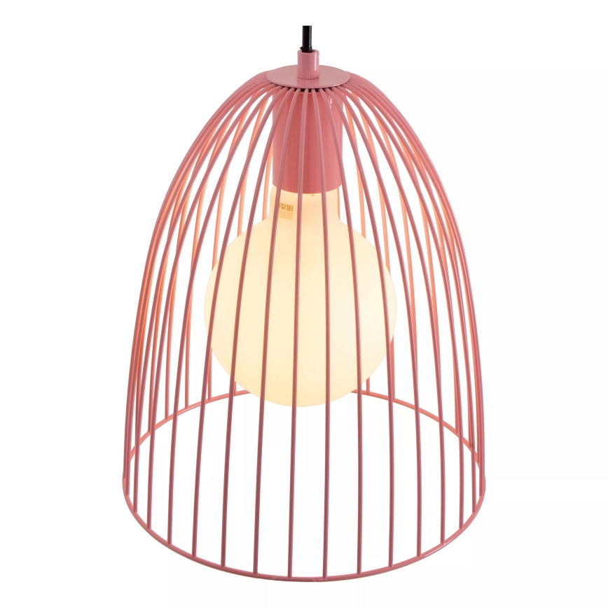Lucide 74417/01/66 - Lustr na lanku MACARONS 1xE27/40W/230V pr. 24,5 cm růžová