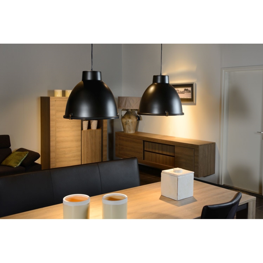 Lucide 76457/42/15 - Závěsné svítidlo INDUSTRY-BIS 1xE27/ESL 18W/230V