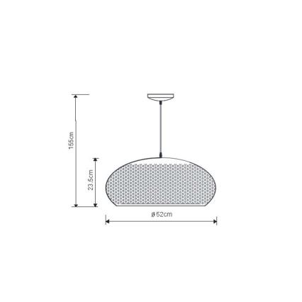 Lucide 76463/53/36 - Lustr na lanku COLANDO 1xE27/60W/230V