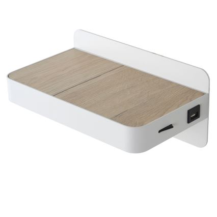 Lucide 77280/05/31 - LED Nástěnné svítidlo ATKIN 1xLED/5W/230V USB
