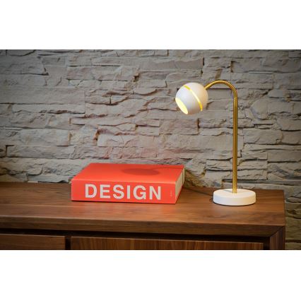 Lucide 77675/05/31 - LED stolní lampa BINARI LED/5W/230V bílá
