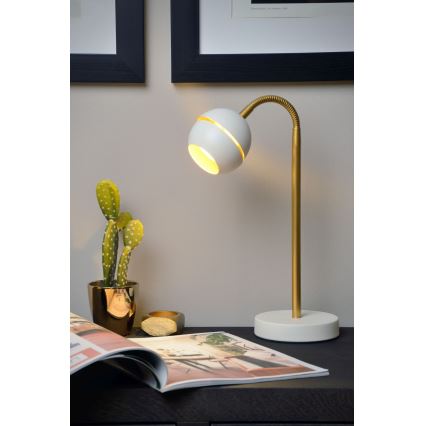 Lucide 77675/05/31 - LED stolní lampa BINARI LED/5W/230V bílá