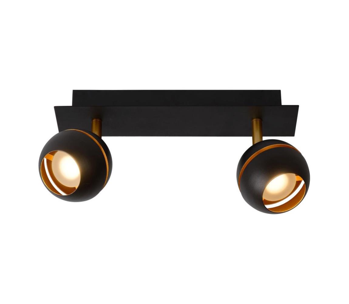Lucide Lucide 77975/10/30 - LED bodové svítidlo BINARI 2xLED/5W/230V černé LC2161
