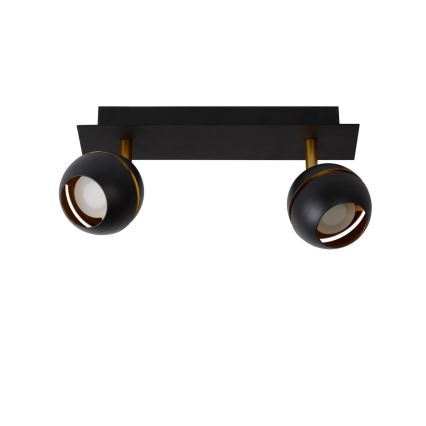 Lucide 77975/10/30 - LED bodové svítidlo BINARI 2xLED/5W/230V černé