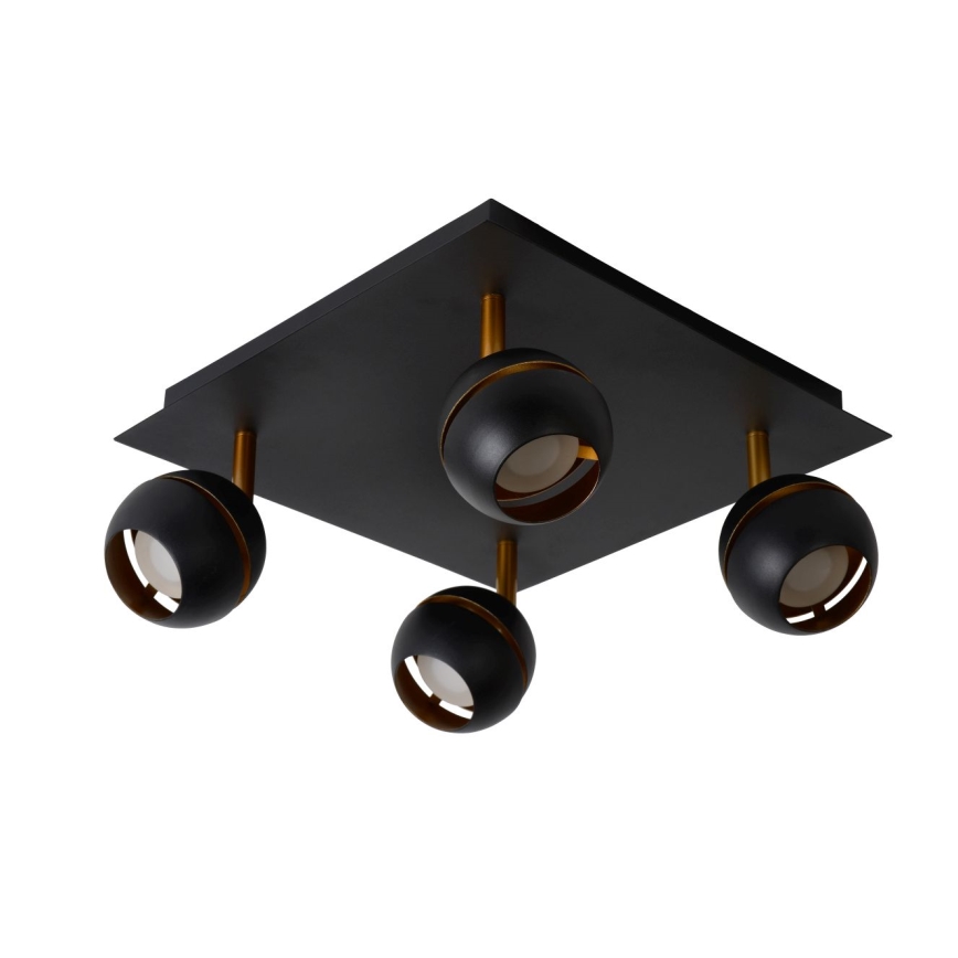 Lucide 77975/20/30 - LED bodové svítidlo BINARI 4xLED/5W/230V černé
