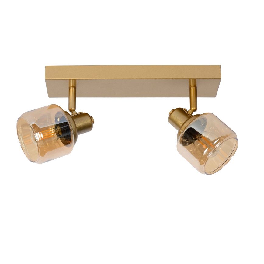 Lucide 77979/02/02 - Bodové svítidlo BJORN 2xE14/40W/230V zlatá