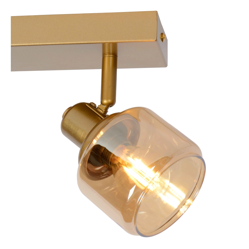 Lucide 77979/02/02 - Bodové svítidlo BJORN 2xE14/40W/230V zlatá