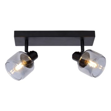 Lucide 77979/02/30 - Bodové svítidlo BJORN 2xE14/40W/230V černá