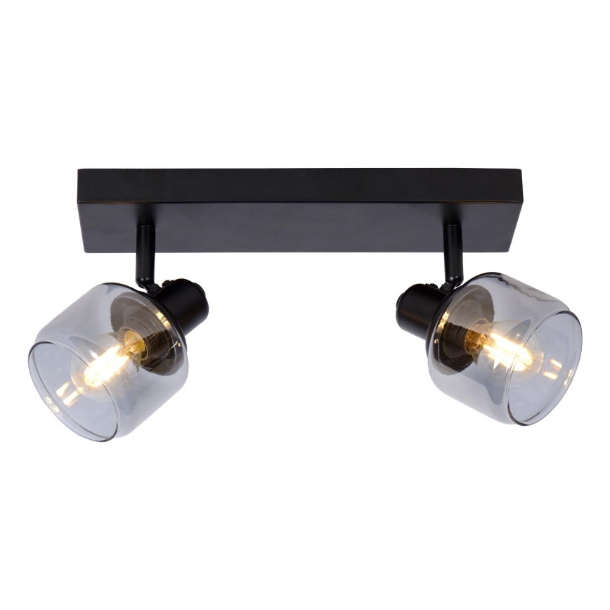 Lucide 77979/02/30 - Bodové svítidlo BJORN 2xE14/40W/230V černá