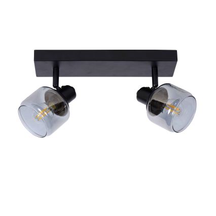 Lucide 77979/02/30 - Bodové svítidlo BJORN 2xE14/40W/230V černá