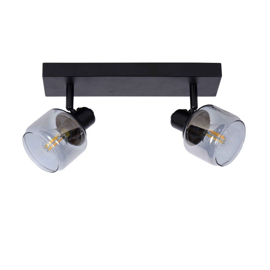 Lucide 77979/02/30 - Bodové svítidlo BJORN 2xE14/40W/230V černá