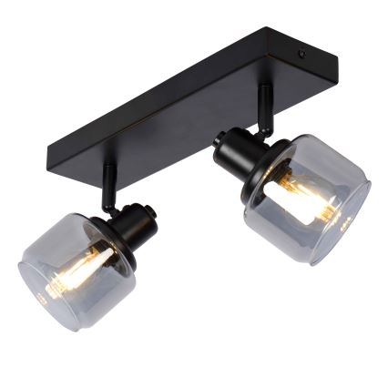 Lucide 77979/02/30 - Bodové svítidlo BJORN 2xE14/40W/230V černá