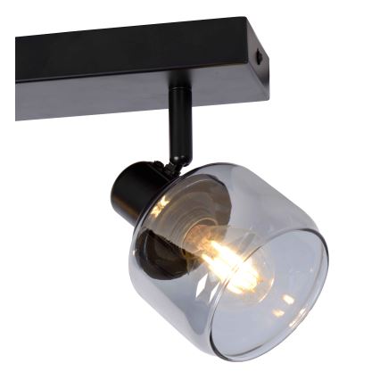 Lucide 77979/02/30 - Bodové svítidlo BJORN 2xE14/40W/230V černá