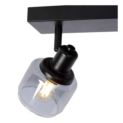 Lucide 77979/02/30 - Bodové svítidlo BJORN 2xE14/40W/230V černá
