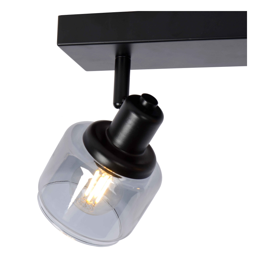 Lucide 77979/02/30 - Bodové svítidlo BJORN 2xE14/40W/230V černá
