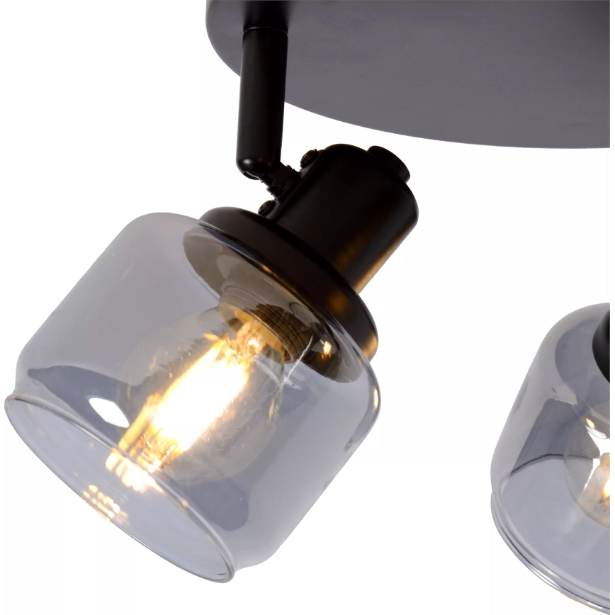 Lucide 77979/13/30 - Bodové svítidlo BJORN 3xE14/40W/230V černá