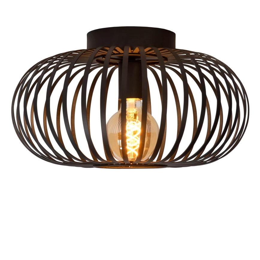 Lucide 78174/40/30 - Stropní svítidlo MANUELA 1xE27/60W/230V pr. 39,5 cm černá