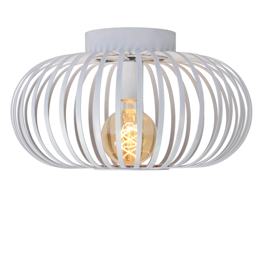 Lucide 78174/40/31 - Stropní svítidlo MANUELA 1xE27/60W/230V pr. 39,5 cm bílá