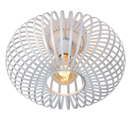 Lucide 78174/40/31 - Stropní svítidlo MANUELA 1xE27/60W/230V pr. 39,5 cm bílá