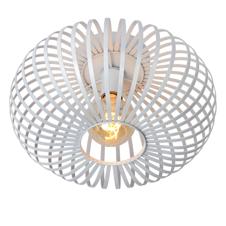 Lucide 78174/40/31 - Stropní svítidlo MANUELA 1xE27/60W/230V pr. 39,5 cm bílá