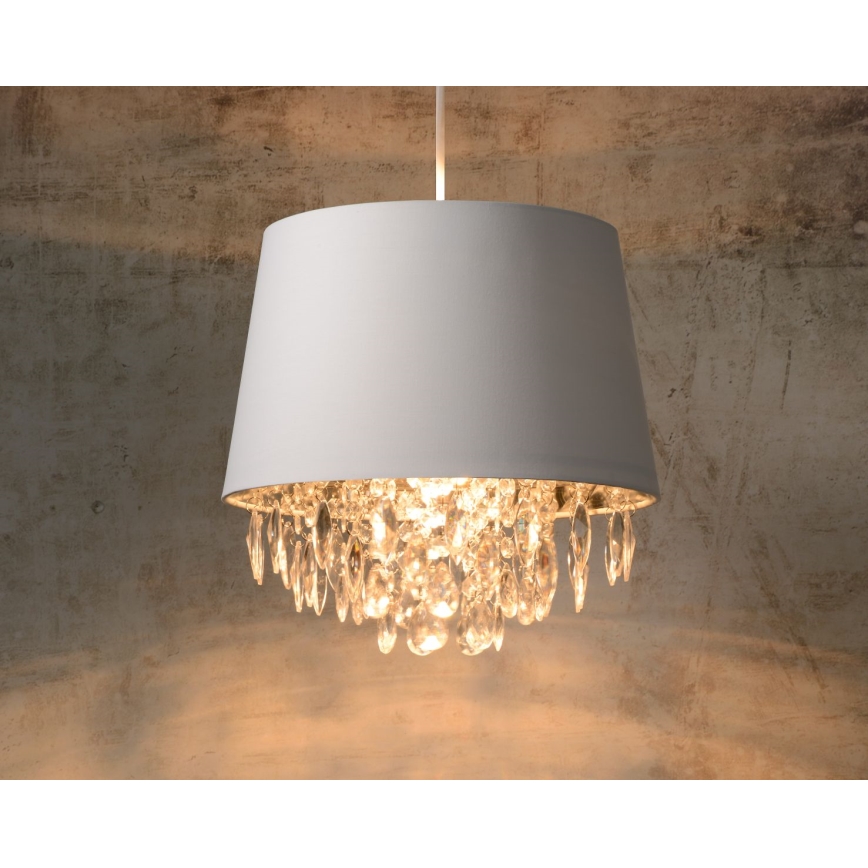 Lucide 78368/30/31 - Závěsné svítidlo DOLTI 1xE27/24W/230V bílé