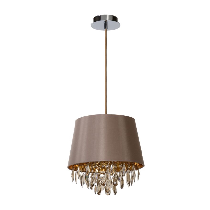 Lucide 78368/30/41 - Závěsné svítidlo DOLTI 1xE27/24W/230V béžová