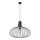 Lucide 78374/65/30 - Závěsné svítidlo MANUELA 1xE27/60W/230V černé 65 cm
