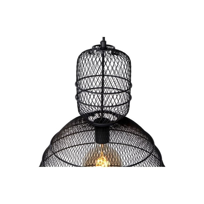 Lucide 78395/01/30 - Lustr na lanku GASSET 1xE27/60W/230V černá