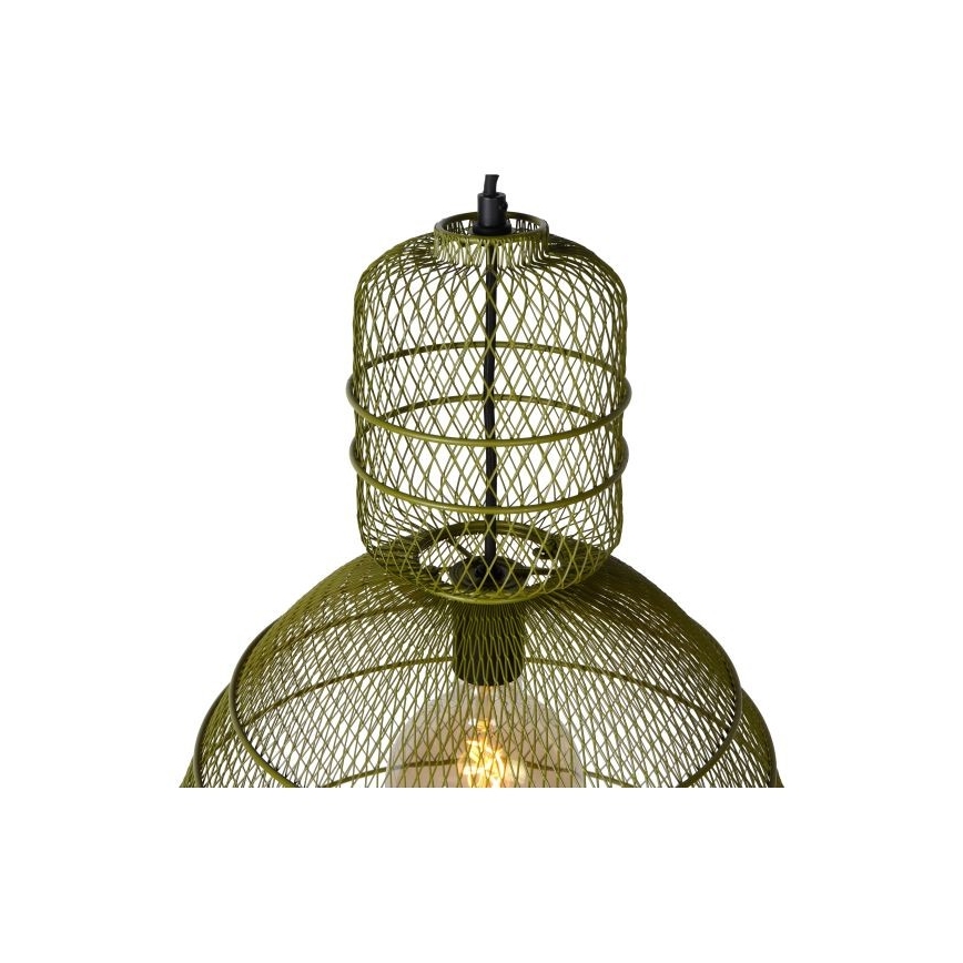 Lucide 78395/01/33 - Lustr na lanku GASSET 1xE27/60W/230V zelená