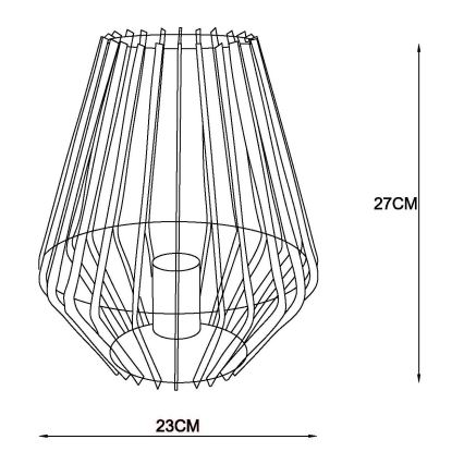 Lucide 78598/01/30 - Stolní lampa REDA 1xE27/40W/230V