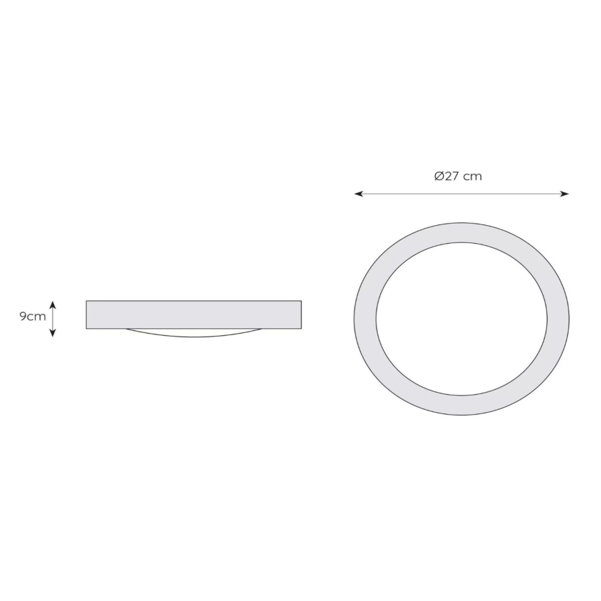 Lucide 79158/01/12 - Koupelnové stropní svítidlo FRESH 1xE27/20W/230V IP44