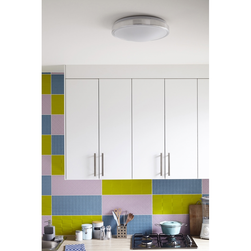 Lucide 79166/19/12 - LED Stmívatelné koupelnové stropní svítidlo CASPER LED/19W/230V IP44
