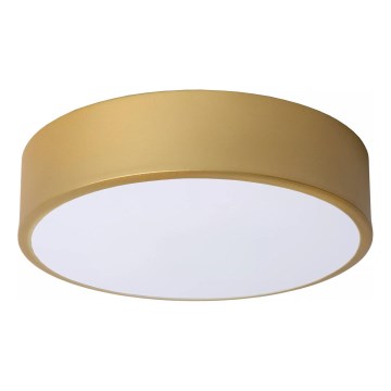 Lucide 79185/20/02 - LED Stmívatelné stropní svítidlo UNAR LED/12W/230V pr. 20 cm zlatá