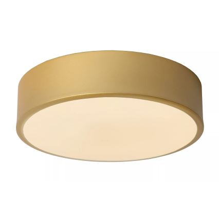 Lucide 79185/20/02 - LED Stmívatelné stropní svítidlo UNAR LED/12W/230V pr. 20 cm zlatá