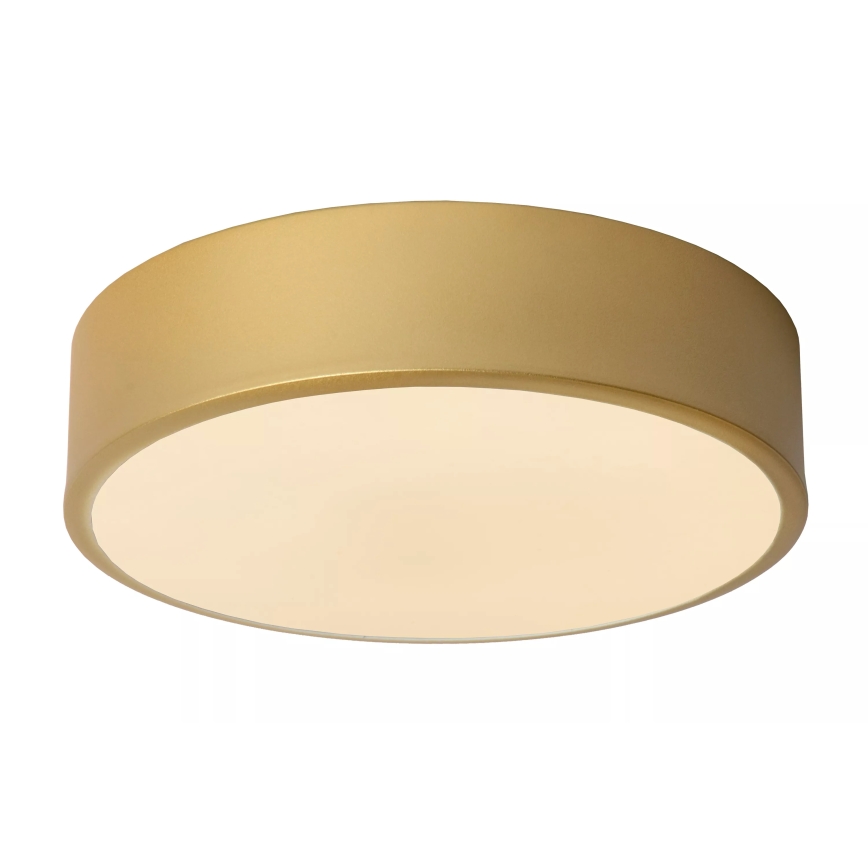 Lucide 79185/20/02 - LED Stmívatelné stropní svítidlo UNAR LED/12W/230V pr. 20 cm zlatá