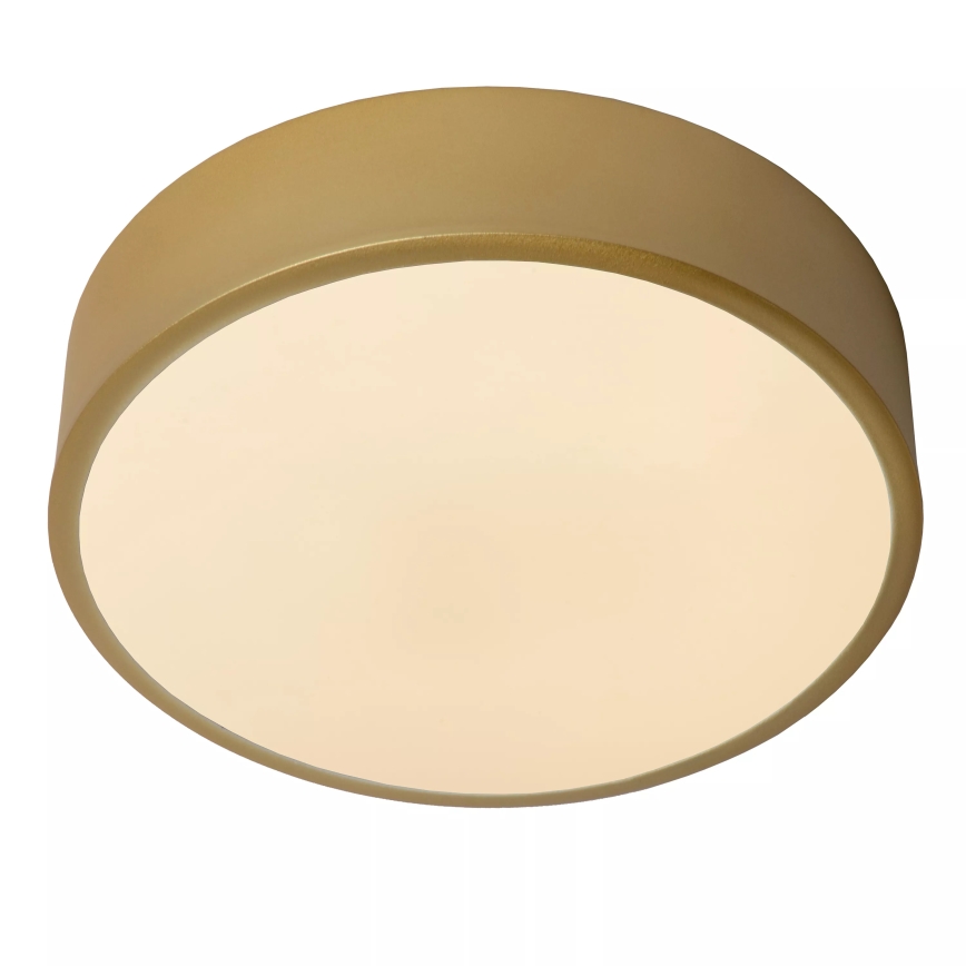 Lucide 79185/20/02 - LED Stmívatelné stropní svítidlo UNAR LED/12W/230V pr. 20 cm zlatá