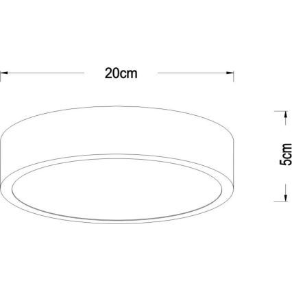 Lucide 79185/20/02 - LED Stmívatelné stropní svítidlo UNAR LED/12W/230V pr. 20 cm zlatá