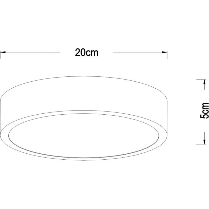 Lucide 79185/20/02 - LED Stmívatelné stropní svítidlo UNAR LED/12W/230V pr. 20 cm zlatá