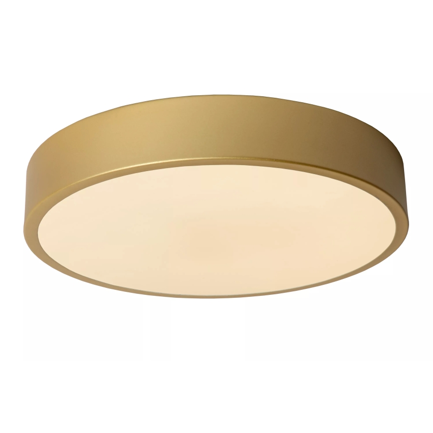 Lucide 79185/30/02 - LED Stmívatelné stropní svítidlo UNAR LED/18W/230V pr. 30 cm zlatá