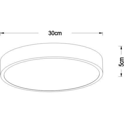 Lucide 79185/30/30 - LED Stmívatelné stropní svítidlo UNAR LED/18W/230V pr. 30 cm černá