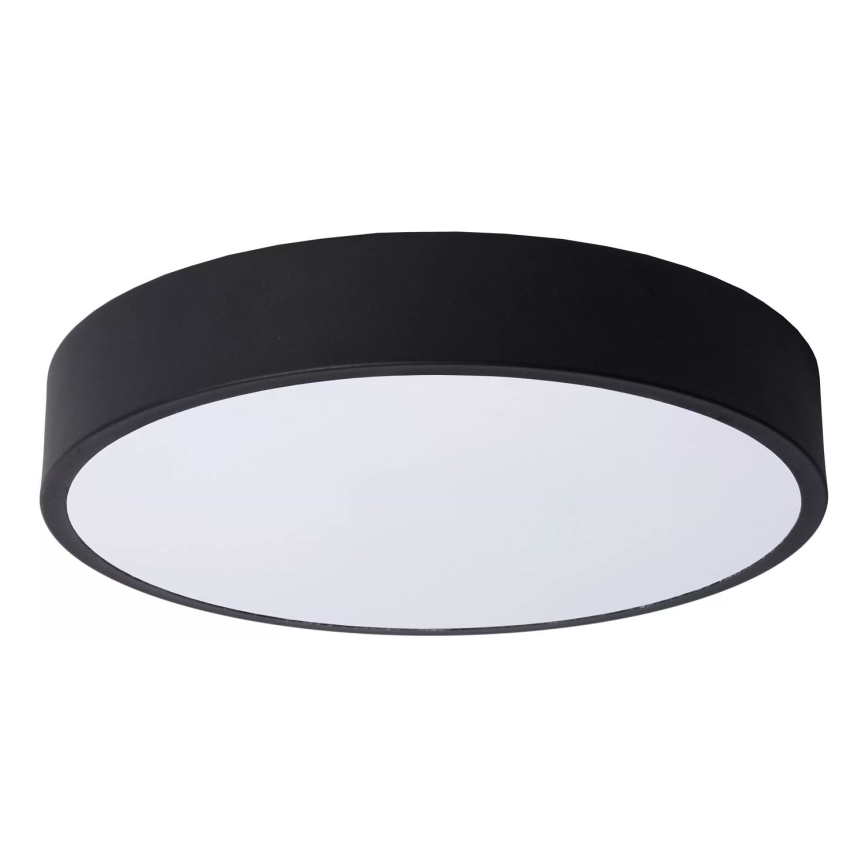 Lucide 79185/30/30 - LED Stmívatelné stropní svítidlo UNAR LED/18W/230V pr. 30 cm černá