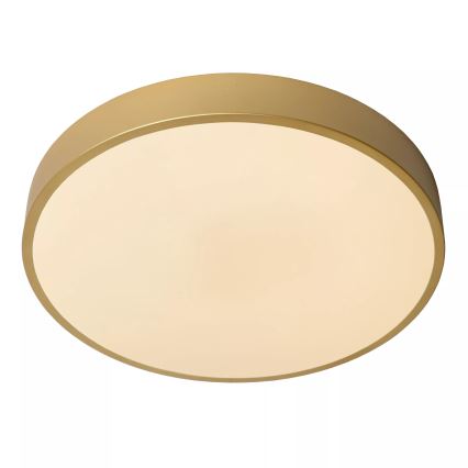 Lucide 79185/40/02 - LED Stmívatelné stropní svítidlo UNAR LED/24W/230V pr. 39,5 cm zlatá