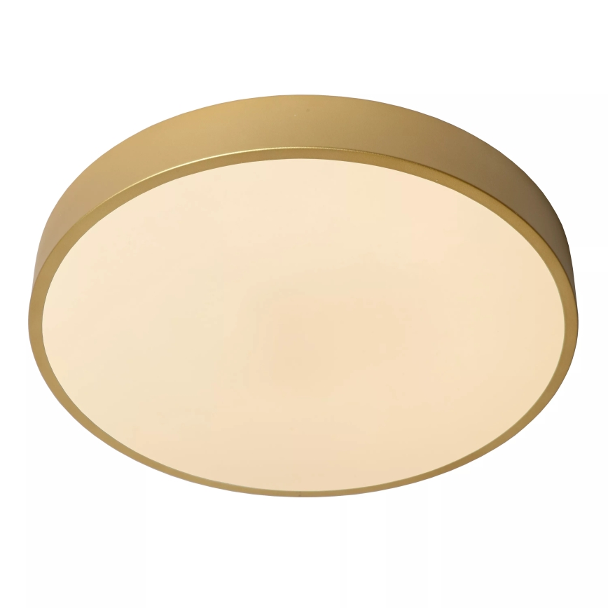 Lucide 79185/40/02 - LED Stmívatelné stropní svítidlo UNAR LED/24W/230V pr. 39,5 cm zlatá