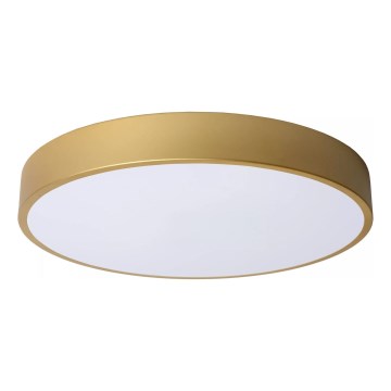 Lucide 79185/40/02 - LED Stmívatelné stropní svítidlo UNAR LED/24W/230V pr. 39,5 cm zlatá