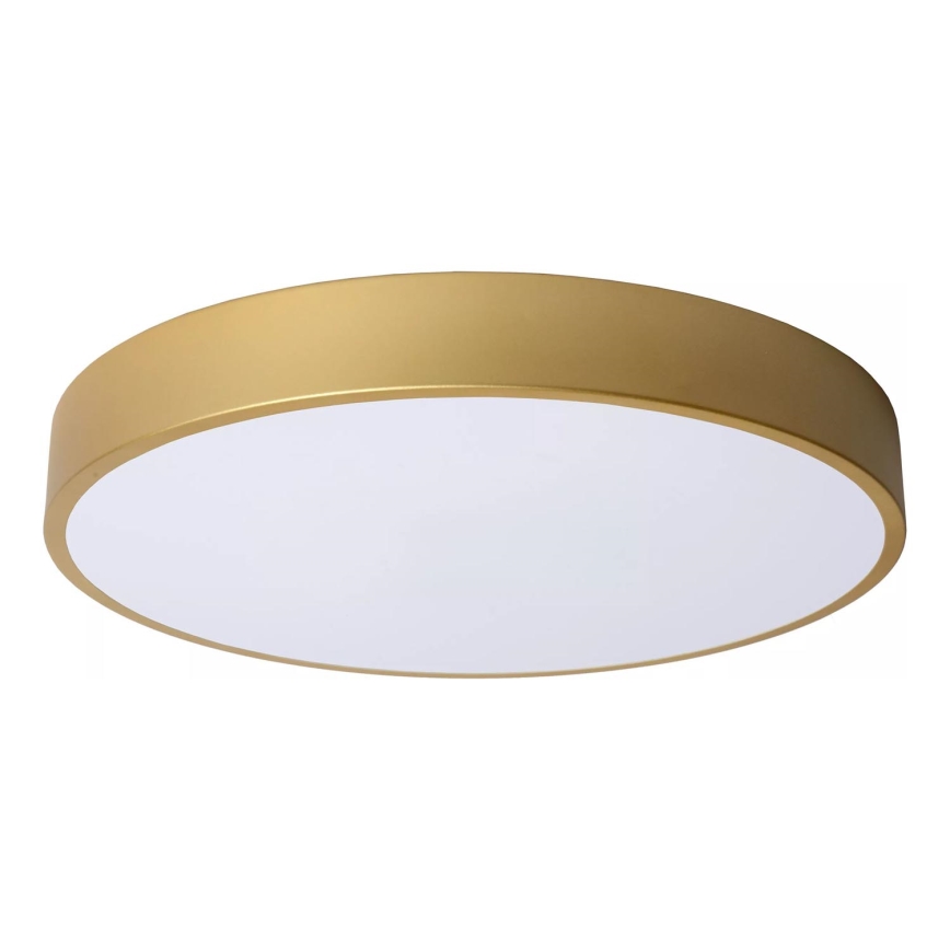Lucide 79185/40/02 - LED Stmívatelné stropní svítidlo UNAR LED/24W/230V pr. 39,5 cm zlatá