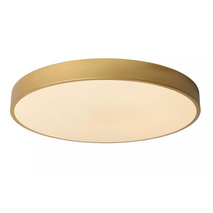 Lucide 79185/50/02 - LED Stmívatelné stropní svítidlo UNAR LED/36W/230V pr. 49,5 cm zlatá